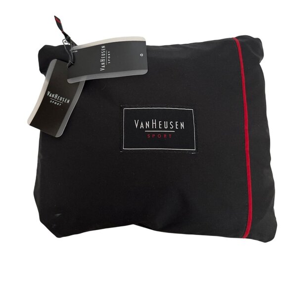 Van Heusen Sport Packable Hooded Windbreaker Jacket XXL Black Gorpcore Outdoor - Picture 6 of 8